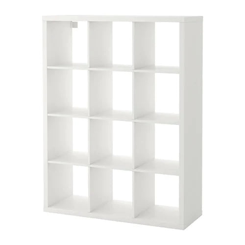 IKEA KALLAX シェルフユニット ホワイト 4x3 KALLAX 3x4, 112x147cm, White– Home Swede Home