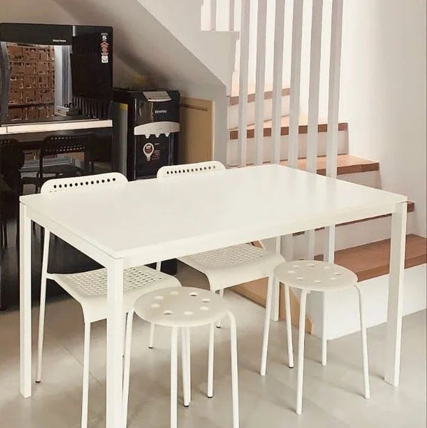 MELLTORP Table, 125x75cm, White/white