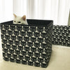 DRONA Box, White & black cats, 33x38x33cm